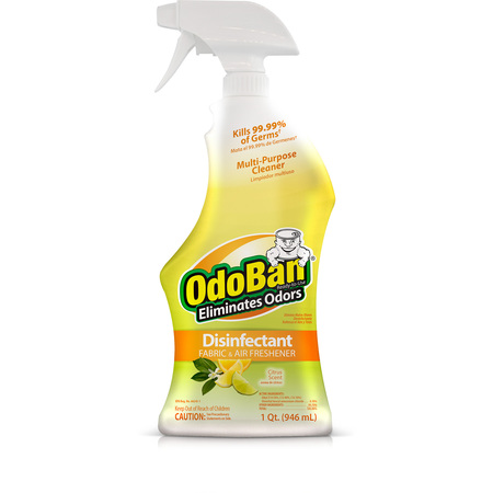 ODOBAN Ready-to-Use Disinfectant Fabric and Air Freshener, 32 Oz, Citrus 910601-Q6